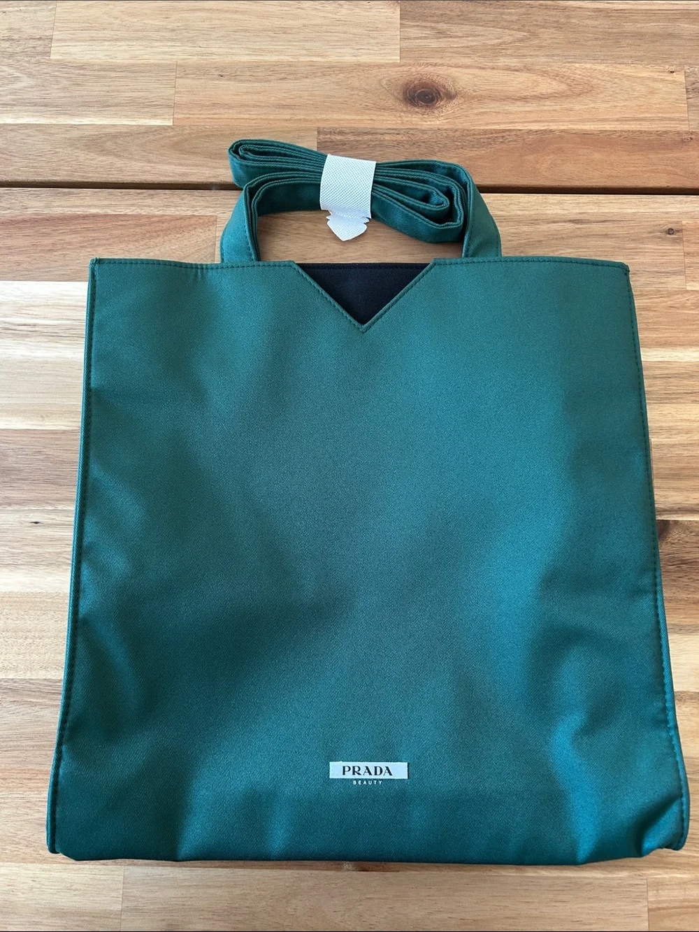 Prada Emerald Tote with Top Handles - Picture 1 of 8